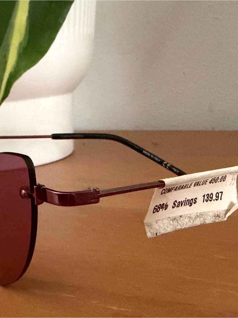 Saint Laurent Lou Lou Stylish Heart-Shaped Pink Sunglasses. New with tags. NWT